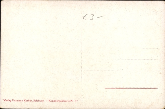 Artist PC Compton, ET, Salzburg in Austria, view from Kapuzinerberg