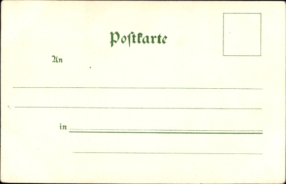 Coat of arms Chromo-Litho Northeim in Lower Saxony, post office, market place, observation tower