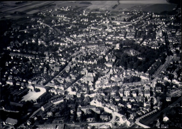 Foto Detmold am Teutoburger Wald, Fliegeraufnahme