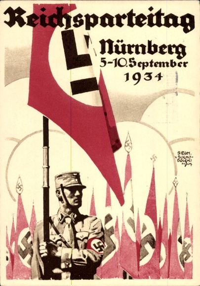 Künstler Ak von Suchodolski, Nürnberg, Reichsparteitag der NSDAP 1934