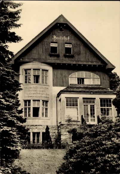 Postcard Gohrisch in Saxony, Haidehof