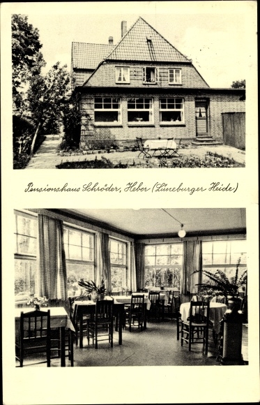 PC Heber Schneverdingen in the Lüneburg Heath, Schröder boarding house, interior view