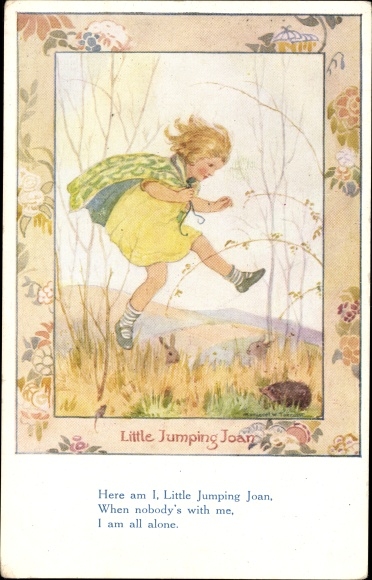 Artists Postcard Tarrant, Margaret W., Little Jumping Joan