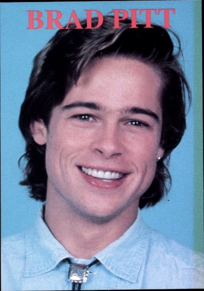 Ak Schauspieler Brad Pitt, Portrait