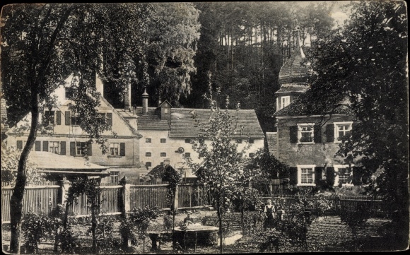 Postcard Rosenhammer Weidenberg Upper Franconia, partial view