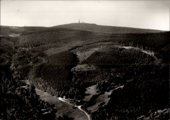Postcard Niederreifenberg Schmitten im Taunus, Great Feldberg, aerial photograph, Little Feldberg