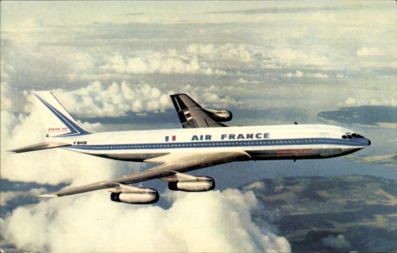 KP Francuski samolot pasażerski Air France, Boeing 707 Intercontinental, F-BHSB