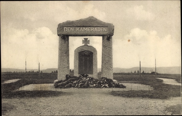 Ak Kirchenlamitz in het Fichtelgebirge van Opper-Franken, oorlogsmonument