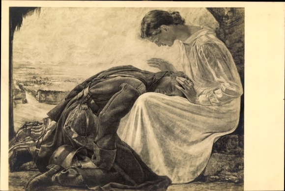 Artist Postcard Bühler, Hans Adolf, Homecoming, HDK No. 108