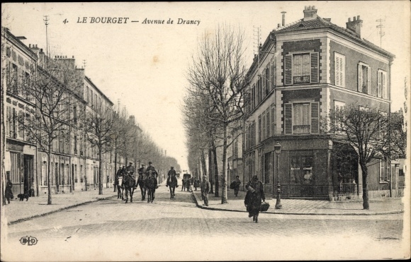 Ak Le Bourget Seine Saint Denis, Avenue de Drancy