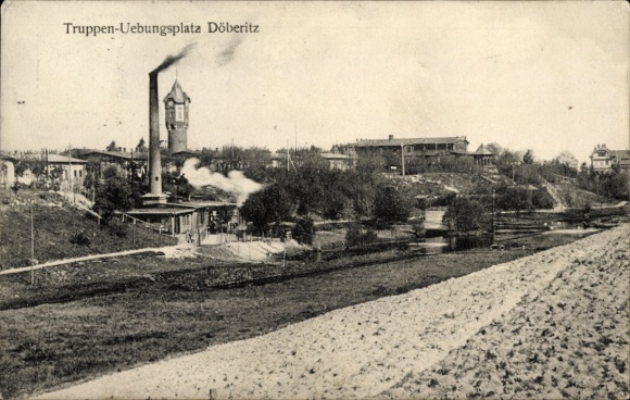 Postcard Döberitz in Havelland, military training area