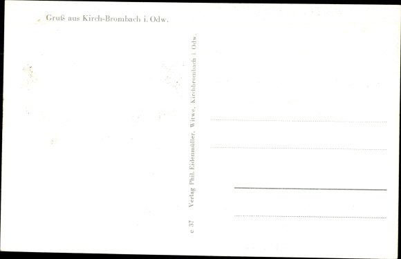 Postcard Kirch-Brombach Fürth im Odenwald, general view
