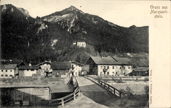 KP Marquartstein w Chiemgau w Górnej Bawarii, częściowy widok