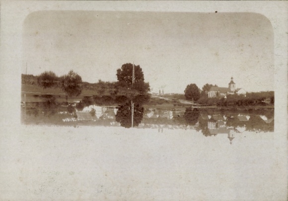 Photo Postcard Köngen am Neckar, overall view