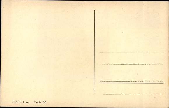 Artist Postcard Dwarves show the king a wasp plane