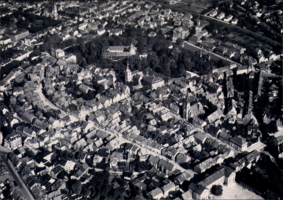 Foto Detmold am Teutoburger Wald, Fliegeraufnahme
