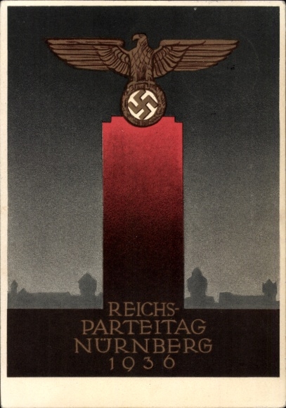 Artist Postcard Klein, Richard, Reich Party Rally of the NSDAP Nuremberg 1936