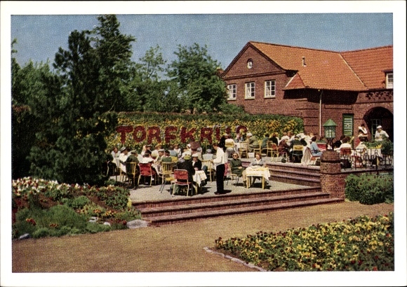 Postcard Wiesmoor in Ostfriesland, Hotel Inn Torfkrug