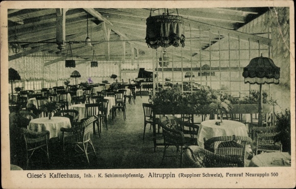 PC Altruppin Neuruppin in Brandenburg, Giese's coffee house