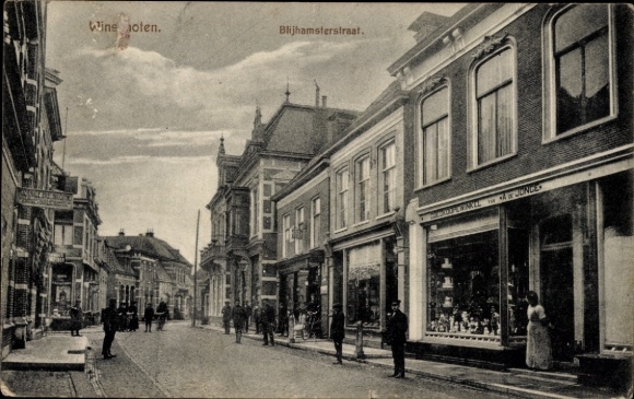 Ak Winschoten Groningen Nederland, Blijhamsterstraat