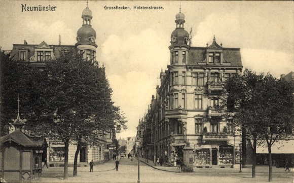Ak Neumünster in Holstein, Großflecken, Holstenstraße