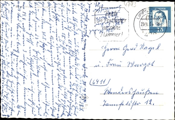 Postcard Büren in Westphalia, Jesuit Church