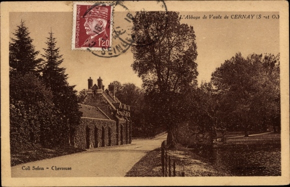 Ak Cernay la Ville Yvelines, Abtei Vaux de Cernay