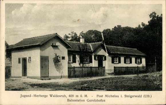 KP Michelau w Steigerwald Dolnej Frankonii, schronisko młodzieżowe Waldesruh