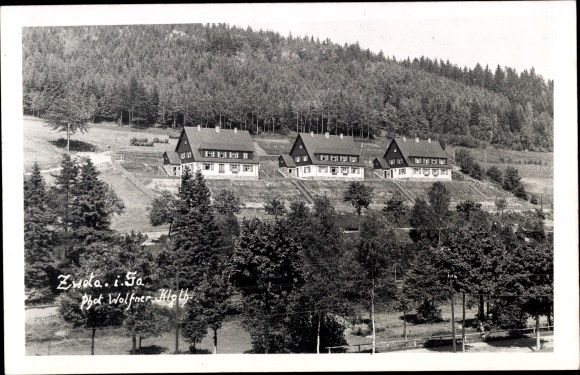 foto Ak Zwota in Vogtland Saksen, Panorama