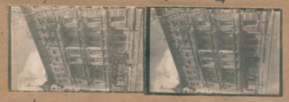 Contact print photos Berlin Schöneberg Friedenau, Cranachstraße 54, 2 photos approx. 4x2 cm