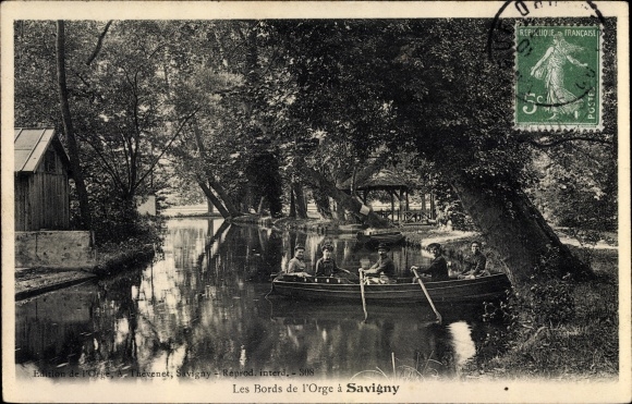 Ak Savigny sur Orge Essonne, Les Bords