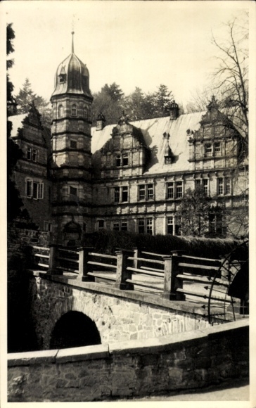 Foto Ak Hämelschenburg Amelgatzen Emmerthal im Weserbergland, Brücke
