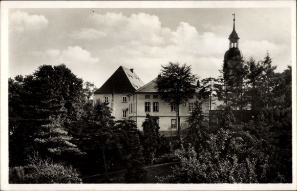 PC Klingenberg in the Ore Mountains of Saxony, country year camp, church tower