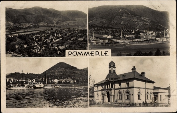PC Povrly Pommerle on the Elbe Pömerle Pömmerle Aussig region, town views