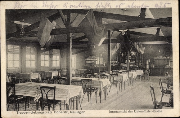 Postcard Dallgow Döberitz in Havelland, military training area, NCO mess, new camp
