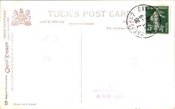Artist Postcard Thackeray,Lance, Bridge Illustrated, an absolute dummy
