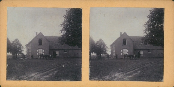 Stereo photo De Steeg Gelderland, Carolinahoeve