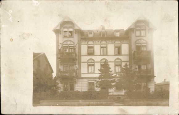 Photo Postcard Dresden Plauen, Villa, Residential building