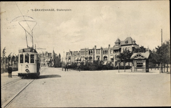 Ak&#39;s Gravenhage The Hague South Holland, Statenplein, Tram