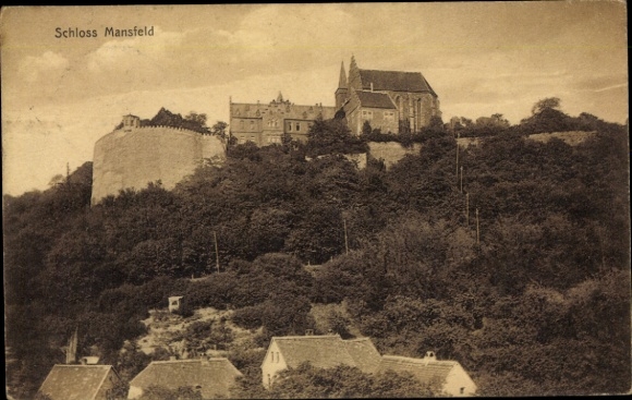 Ak Mansfeld im Harzvorland, Schloss