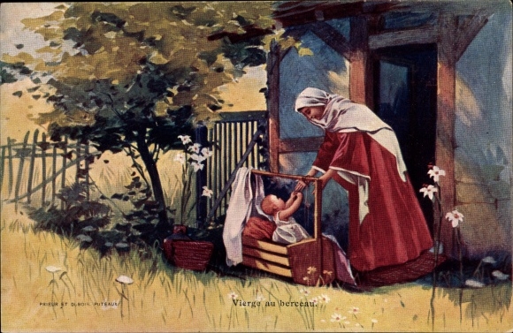 Artist PC Vierge au berceau, biblical scene