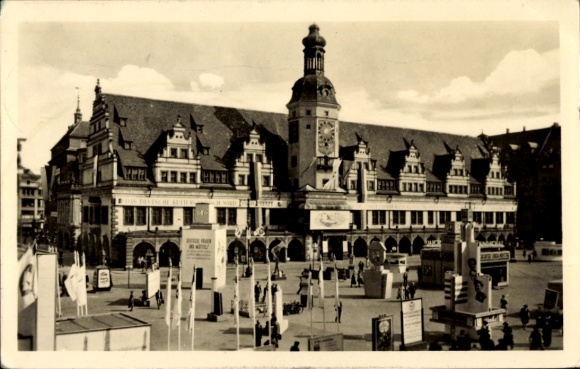 KP z Lipska, Wystawa Sasko-Turyńska 1897, Stary Ratusz, architektura historyczna, P...