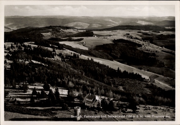 Ak Furtwangen im Schwarzwald, Brend, Brendturm, Fliegeraufnahme