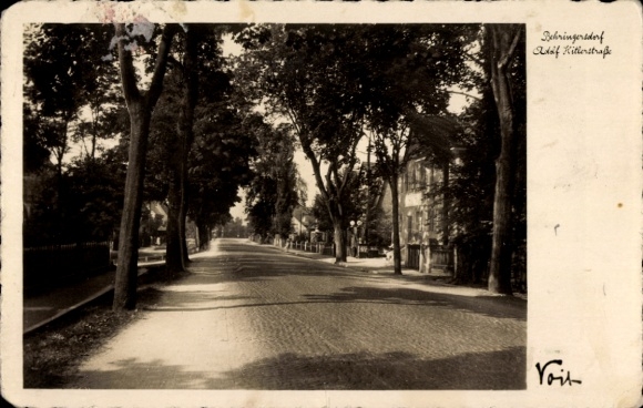 Ak Behringersdorf Schwaig bei Nürnberg Mittelfranken, Adolf Hitler Straße