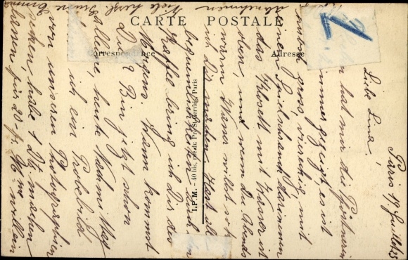 Postcard Paris, Jardin des Plantes, The Bears have fun, Eisbären im Gehege