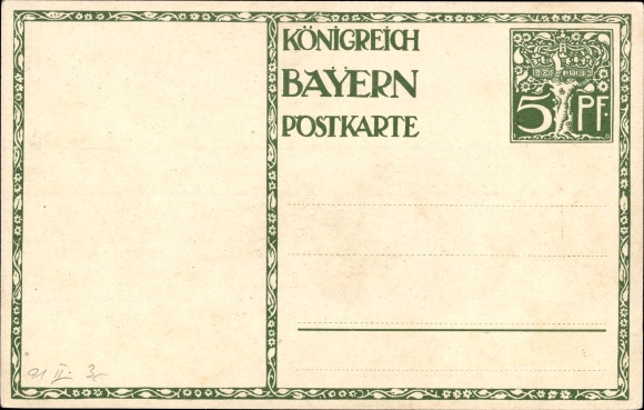 Postal stationery artist Postcard Diez, M., Prince Regent Luitpold of Bavaria, 1821 to 1911, carriage
