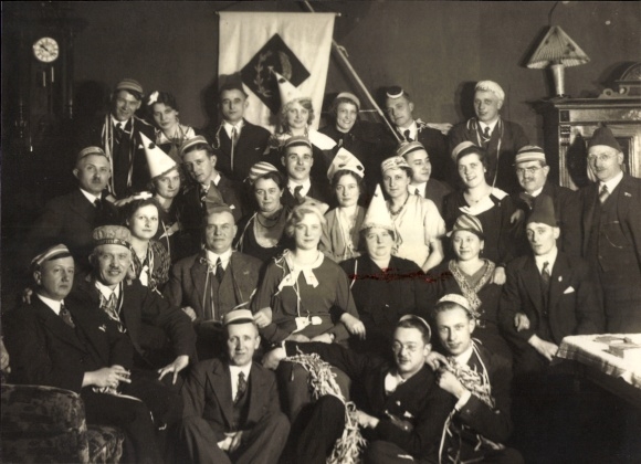 Studentika Foto Studenten-Gruppenfoto, Fest