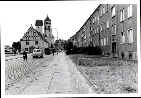 Photo Fürstenwalde on the Spree, town hall, town church, 1973