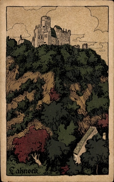 KP Oberlahnstein Lahnstein nad Renem, Lahneck, Burg