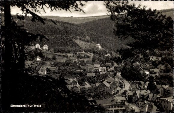Ak Sitzendorf in Thüringen, Gesamtansicht